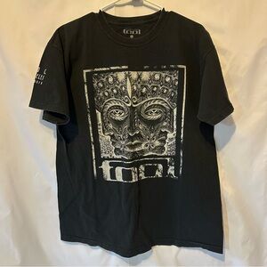 Vintage Y2K Tool Band T-Shirt Mens Large Black Los Angeles Metalcore